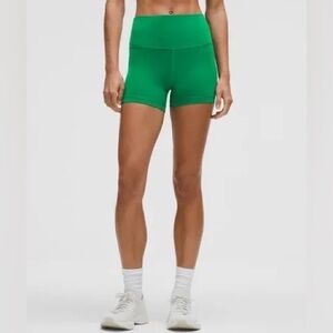 lululemon athletica High-Waist Green Bike Shorts
